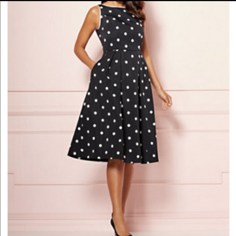 Eva Mendes Dress polka